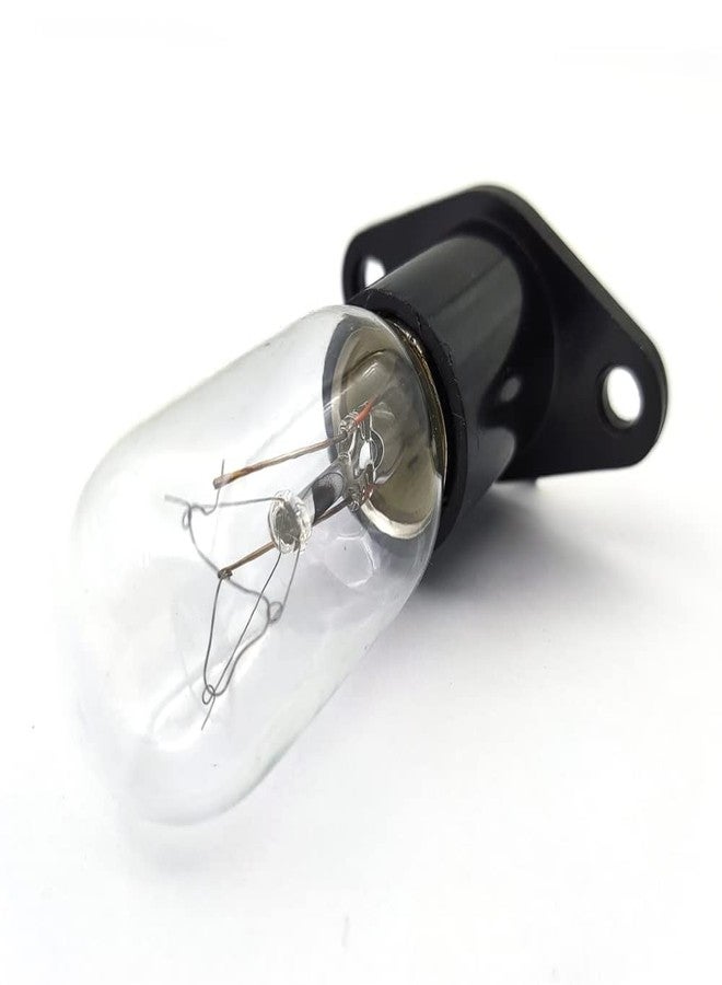junxuan 6912W3B002G Microwave Lamp Light Bulb and Socket Assembly Replacement Compatible with LG GE Samsung -Replace WB36X10063 6912W3B002L 26QBP1109 - Image 1